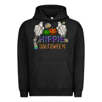 Pigment Black hippie halloween Urban Hoodie - CowhideDigitalArt
