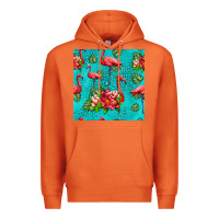 Carrot flamingo seamless pattern Premium Hoodie - HRA Design Shop