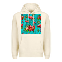 Tofu flamingo seamless pattern Premium Hoodie - HRA Design Shop