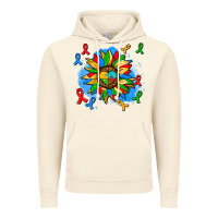 Vintage Artic autism sunflower ribbon Vintage Hoodie - AdoDesignShop