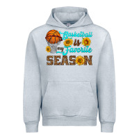 Heather Grey basketball is my favorite season Urban Hoodie - HRA Design Shop