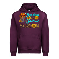 Mauve Wine basketball is my favorite season Urban Hoodie - HRA Design Shop