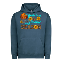 Pigment Midnight Navy basketball is my favorite season Urban Hoodie - HRA Design Shop