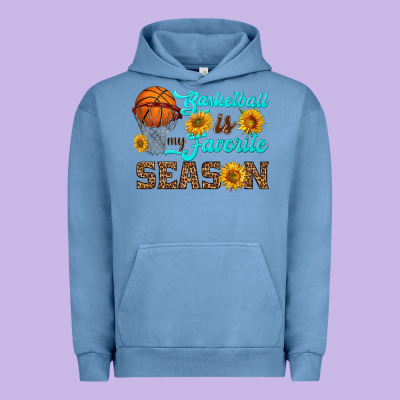Basketball Is My Favorite Season Urban Hoodie Designed By Hra Design Shop