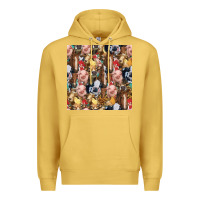 Antique Gold western farm animals seamless pattern Premium Hoodie - HRA Design Shop