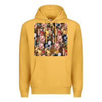 Mustard western farm animals seamless pattern Premium Hoodie - HRA Design Shop