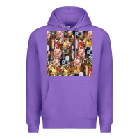 Purple western farm animals seamless pattern Premium Hoodie - HRA Design Shop
