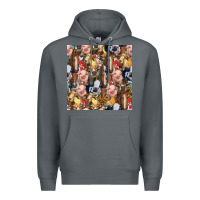 Rock western farm animals seamless pattern Premium Hoodie - HRA Design Shop