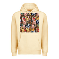 Pina Colada western farm animals seamless pattern Premium Hoodie - HRA Design Shop