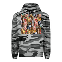 Slate Camo western farm animals seamless pattern Premium Hoodie - HRA Design Shop