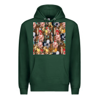 Sports Green western farm animals seamless pattern Premium Hoodie - HRA Design Shop