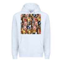 White western farm animals seamless pattern Premium Hoodie - HRA Design Shop