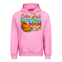 Fuchsia Pink livin' that basketball mom life Urban Hoodie - HRA Design Shop