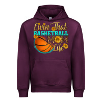 Mauve Wine livin' that basketball mom life Urban Hoodie - HRA Design Shop