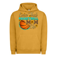 Pigment Peanut Butter livin' that basketball mom life Urban Hoodie - HRA Design Shop