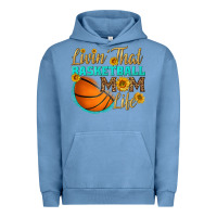 Pigment Pebble Blue livin' that basketball mom life Urban Hoodie - HRA Design Shop
