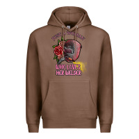 Chestnut just a woman who loves her welder Premium Hoodie - SublimationCraftShop