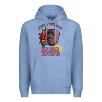 Colony Blue just a woman who loves her welder Premium Hoodie - SublimationCraftShop