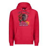 Cardinal just a woman who loves her welder Premium Hoodie - SublimationCraftShop