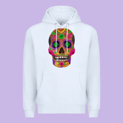 Sugar Skull Premium Hoodie Designed By Fadigitalartstudio