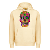 Pina Colada sugar skull Premium Hoodie - FaDigitalArtStudio