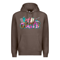 Coffee obgyn Premium Hoodie - AdoDesignShop