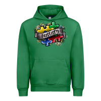 Emerald austism Urban Hoodie - SublimationCraftShop