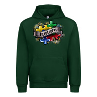 Forest Green austism Urban Hoodie - SublimationCraftShop