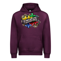 Mauve Wine austism Urban Hoodie - SublimationCraftShop