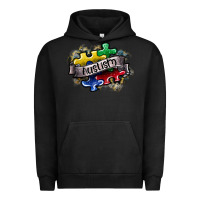 Pigment Black austism Urban Hoodie - SublimationCraftShop