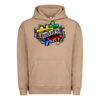 Pigment Burro austism Urban Hoodie - SublimationCraftShop