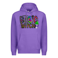 Purple basic witch Premium Hoodie - CowhideDigitalArt