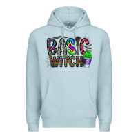 Blue Mist basic witch Premium Hoodie - CowhideDigitalArt