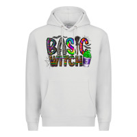 Dove Grey basic witch Premium Hoodie - CowhideDigitalArt