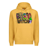 Mustard basic witch Premium Hoodie - CowhideDigitalArt