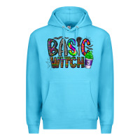 Ocean Blue basic witch Premium Hoodie - CowhideDigitalArt