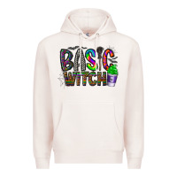 Pale Pink basic witch Premium Hoodie - CowhideDigitalArt