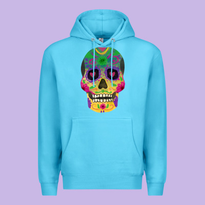 Sugar Skull Premium Hoodie Designed By Fadigitalartstudio