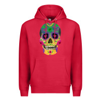Cardinal sugar skull Premium Hoodie - FaDigitalArtStudio