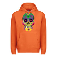 Carrot sugar skull Premium Hoodie - FaDigitalArtStudio