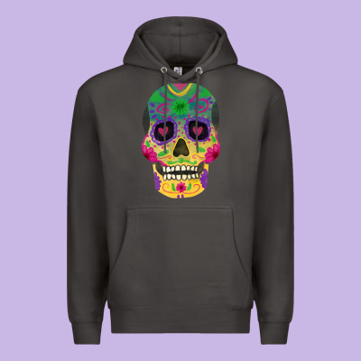 Sugar Skull Premium Hoodie Designed By Fadigitalartstudio