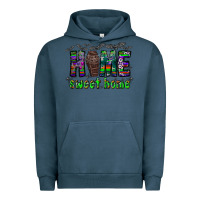 Pigment Midnight Navy home sweet home Urban Hoodie - CowhideDigitalArt