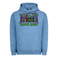 Pigment Pebble Blue home sweet home Urban Hoodie - CowhideDigitalArt