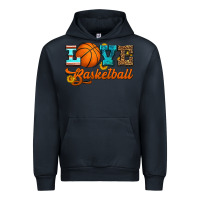 Navy love basketball Urban Hoodie - HRA Design Shop