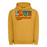 Pigment Peanut Butter love basketball Urban Hoodie - HRA Design Shop