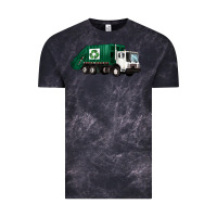 Cloud Black recycle truck Vintage Tee - Artiststas
