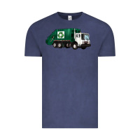 Vintage Denim recycle truck Vintage Tee - Artiststas