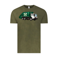 Vintage Olive recycle truck Vintage Tee - Artiststas