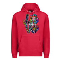 Cardinal love autism Premium Hoodie - SublimationCraftShop