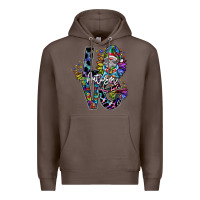 Coffee love autism Premium Hoodie - SublimationCraftShop